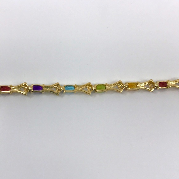 Gem & Diamond Bracelet - Picture 9 of 9